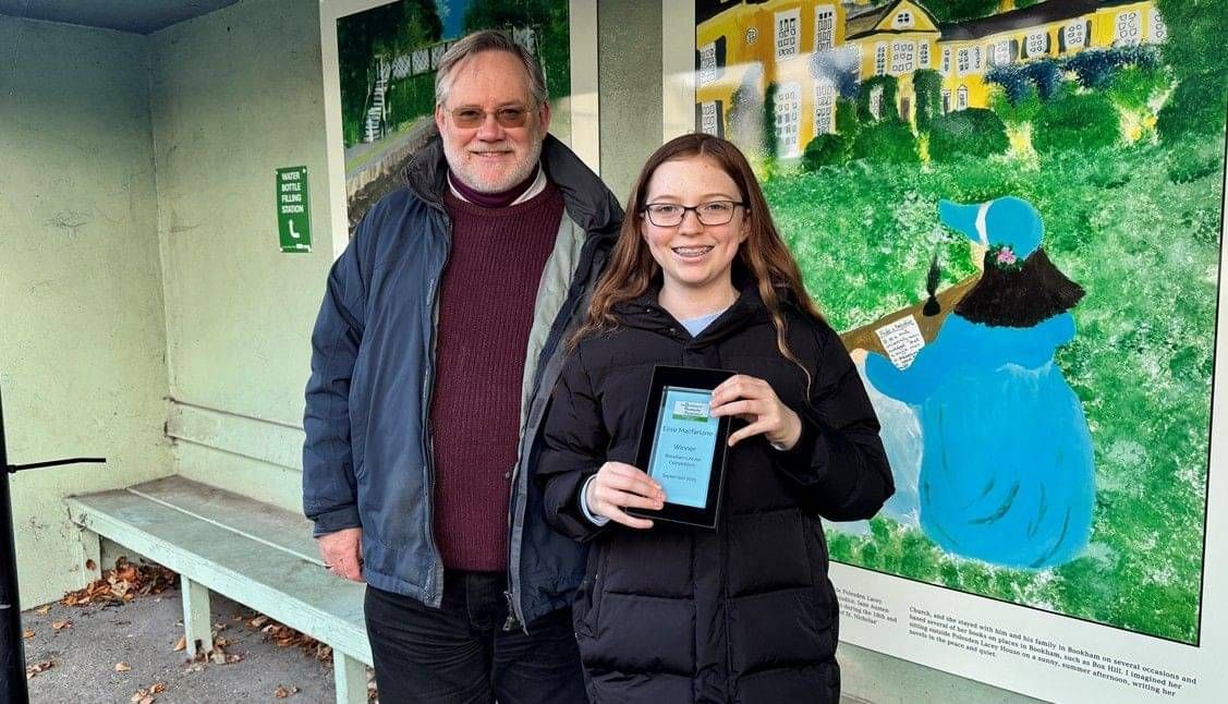 Simon Edge with Elise