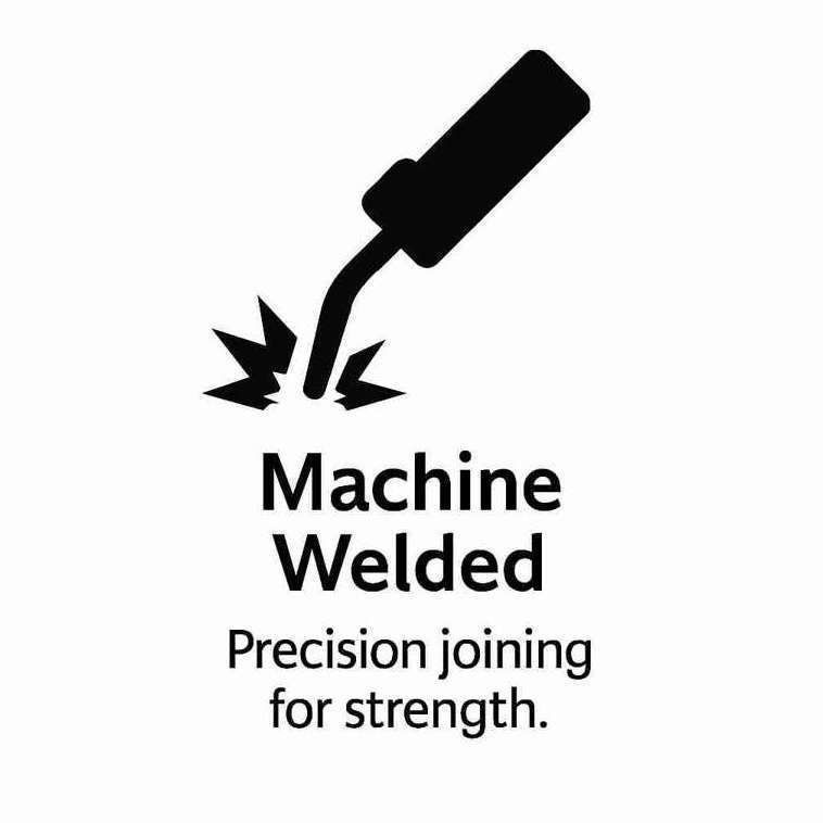 Machine welded temporary fencing icon – strong joins for site security panels