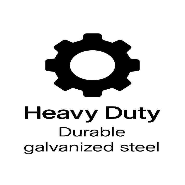 Heavy duty galvanised steel fencing icon – built for durability on UK sites