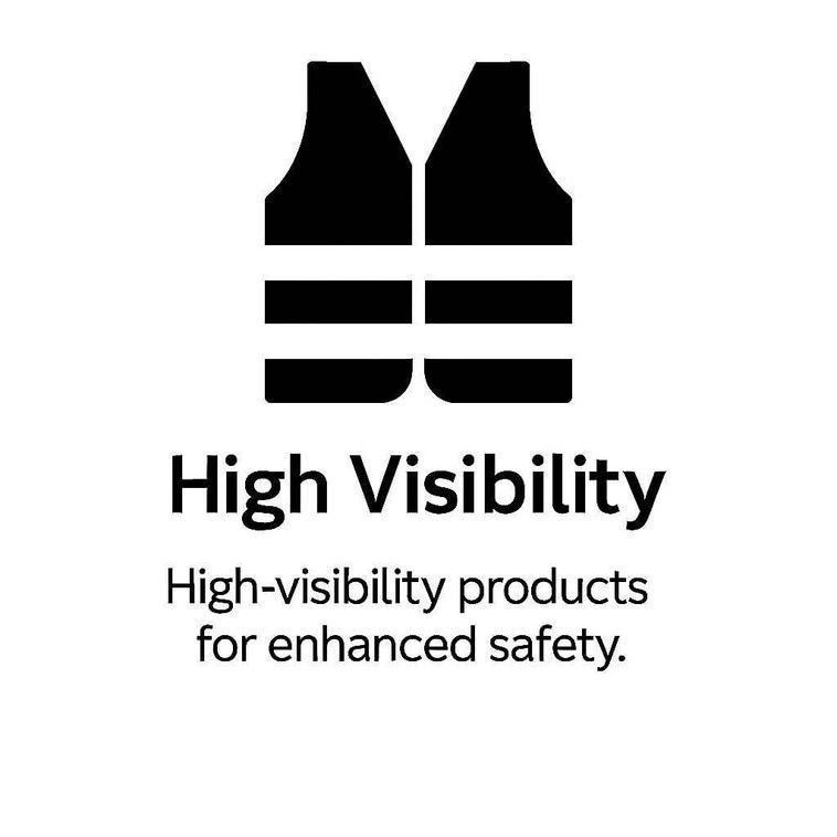 High visibility for enhanced safety