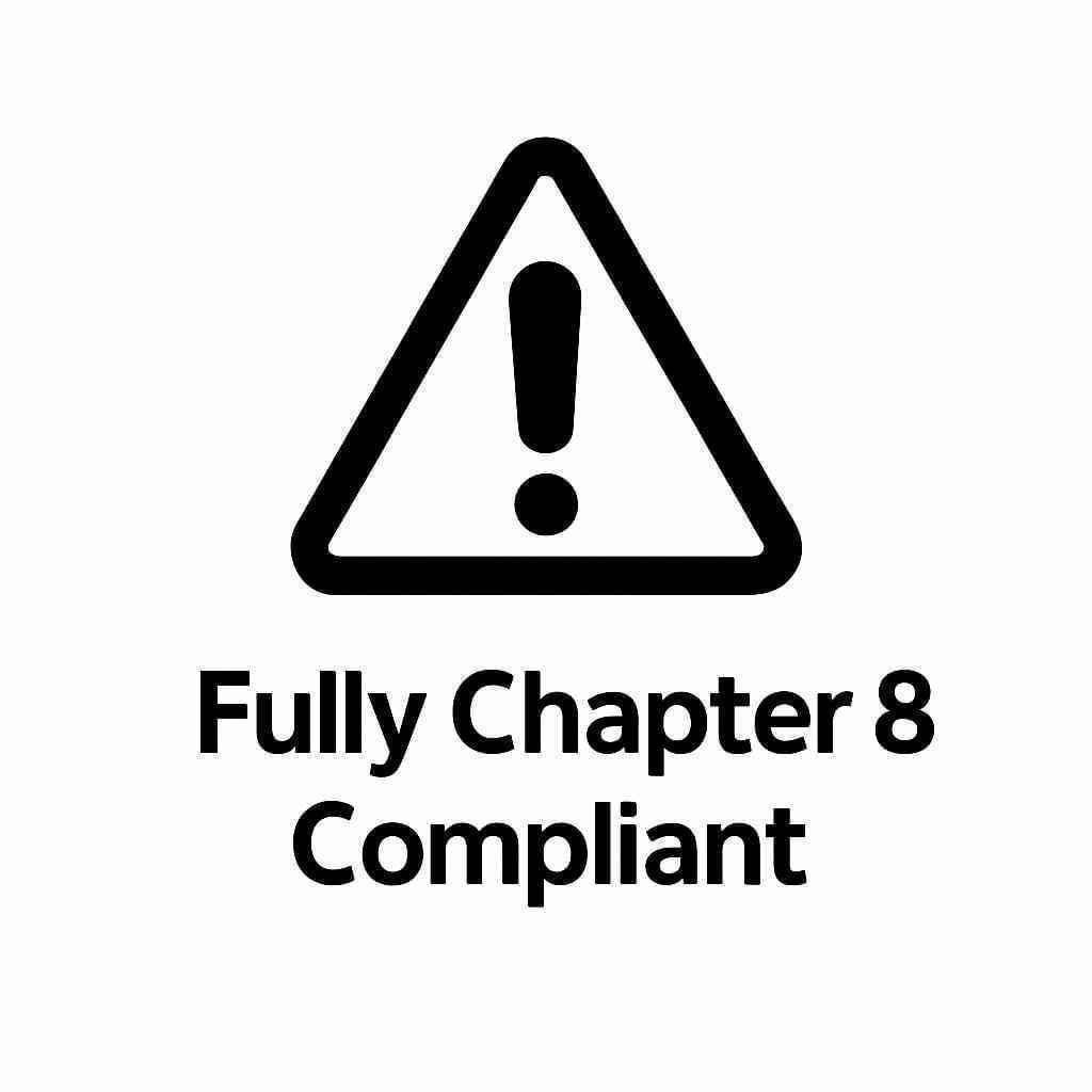 fully chapter 8 compliant