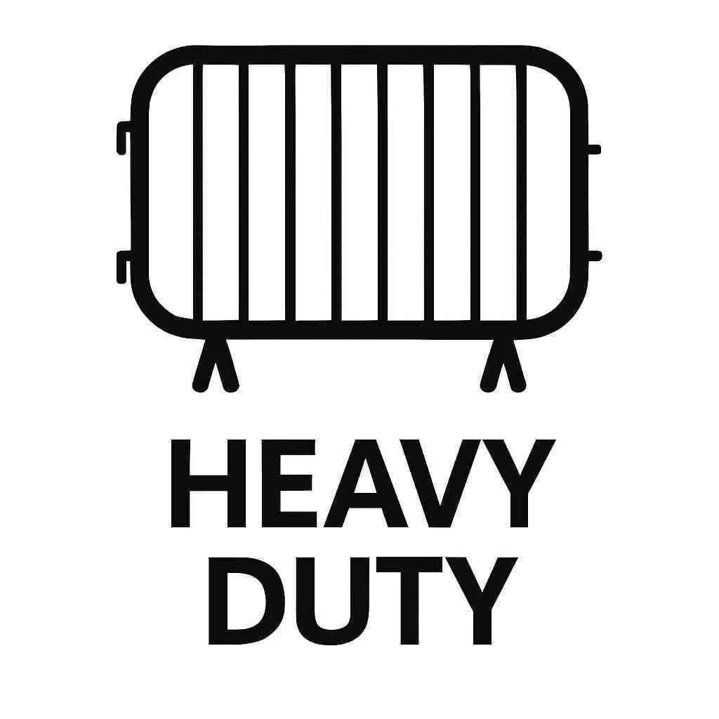 Heavy duty galvanised pedestrian barriers West London