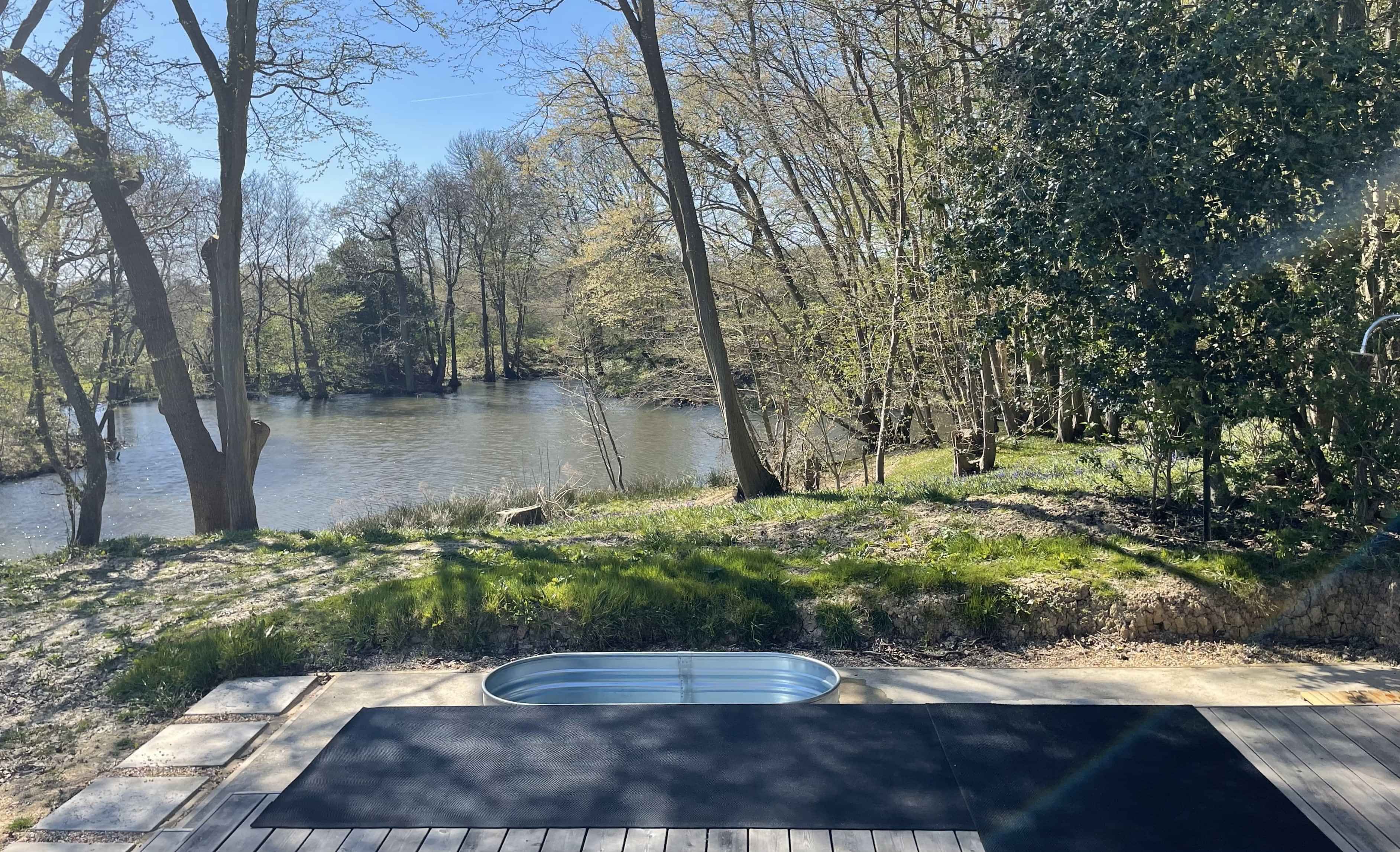 Sauna Pond View