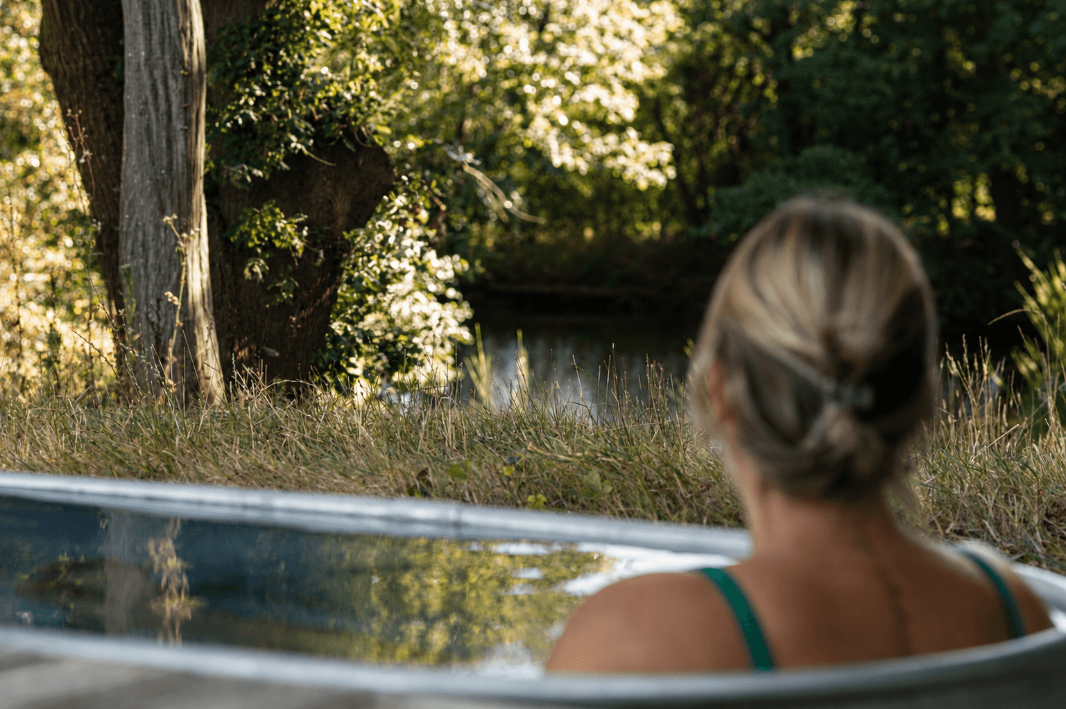 Sauna Pond View
