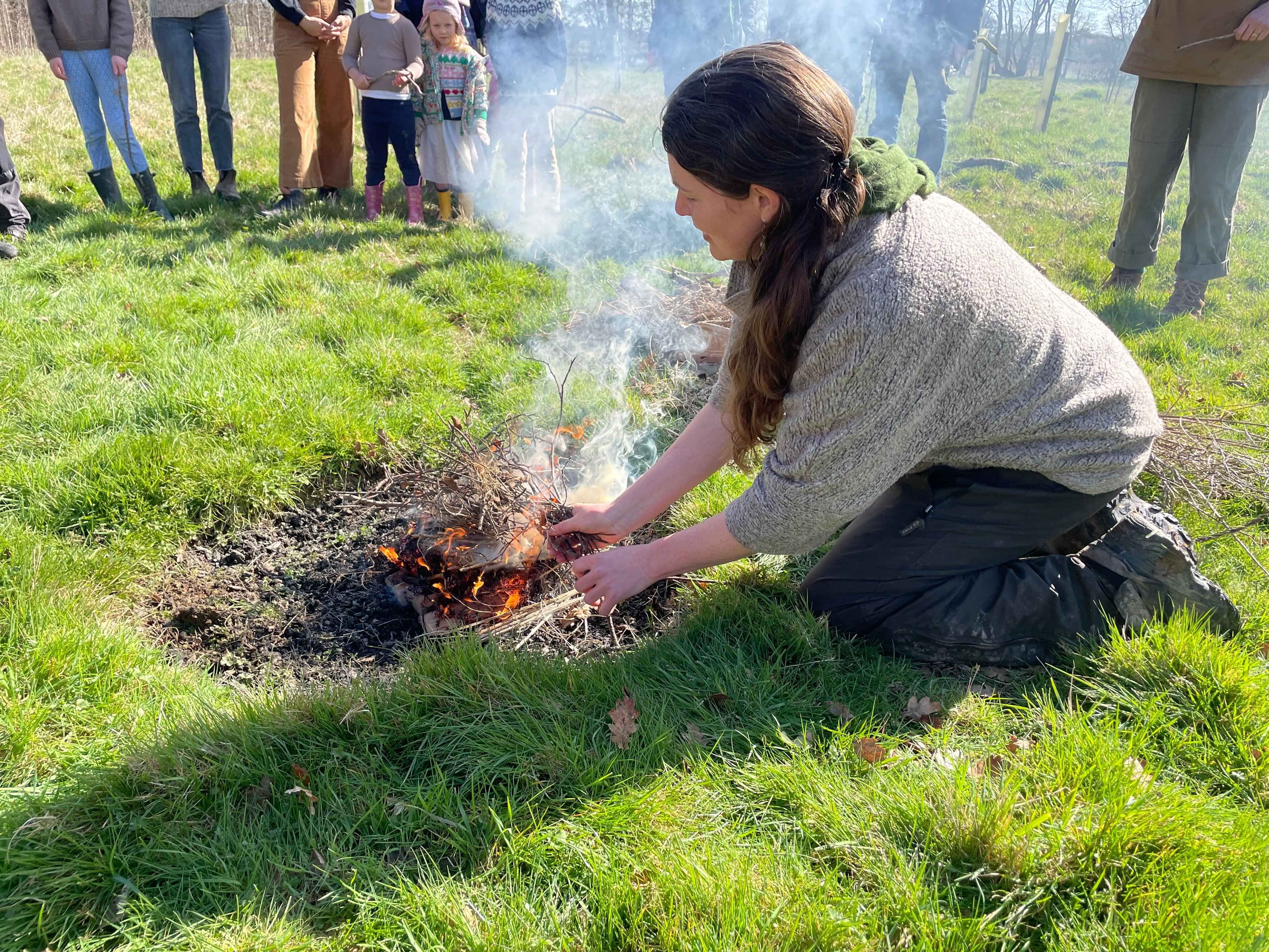 Community Tree Planting Day at Hackhurst Farm with Children's Forest