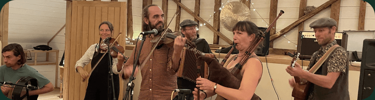 The Forest Ceilidh Band at Hackhurst Farm
