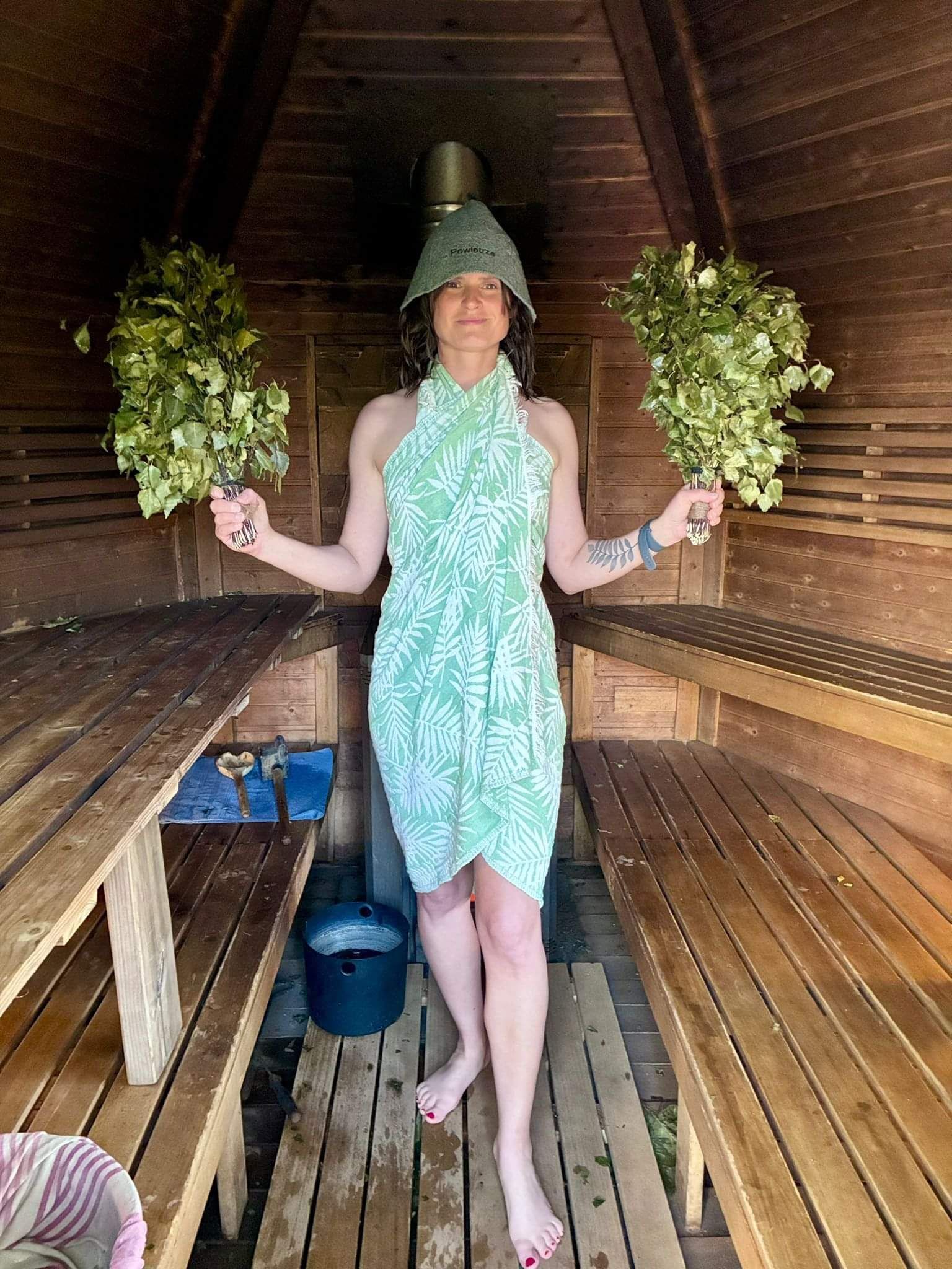 Womens Aufguss Sauna at Hackhurst Farm
