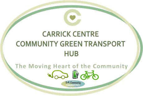 Carrick Centre Community Green Transport Hub logo