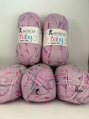 KnitCo Baby Spot - Purple