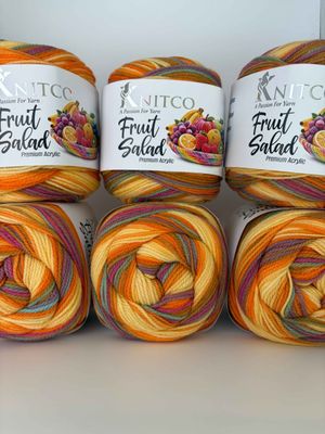 KnitCo  Fruit Salad - Yellow/Orange