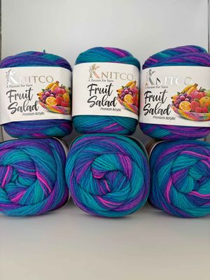 KnitCo Fruit Salad - Blue/Purple