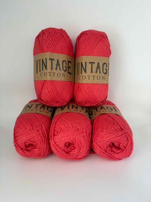 Vintage Cotton - Coral