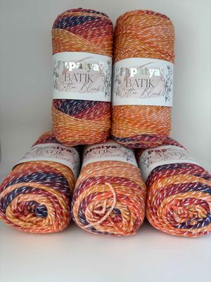 Papatya Cotton Blend - Orange/Red