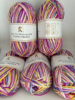 Knitco Good Old Fashioned DK Funky Prints - Multi 22