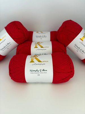 Knitco Simply Cotton - Red 16